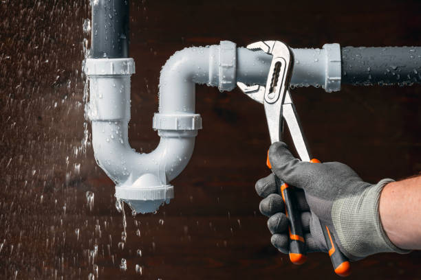 Professional Drain Cleaning technician working in Mallory, NY